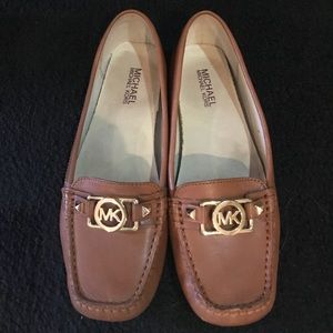 Michael Kors Brown Leather Flats